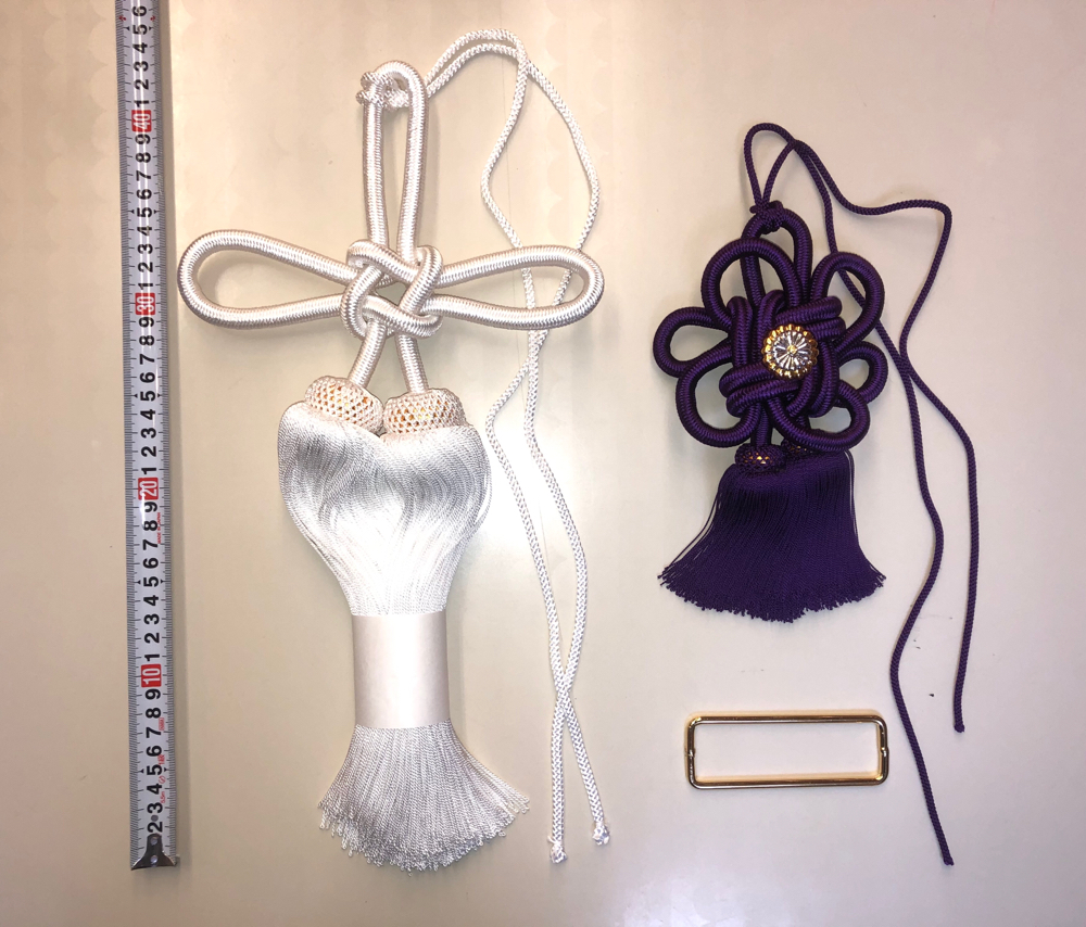 とんぼ房、ふとん締めの房と金具類、仕上がり – 手作りふとん 紀の長